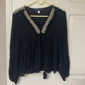 Cute black blouse